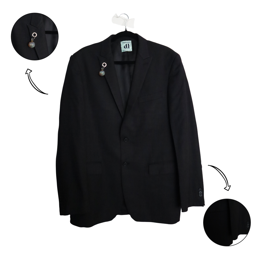 Upcycled Blazer (with fruity charms)