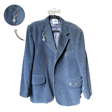 Load image into Gallery viewer, Upcycled Blazer (with fruity charms)
