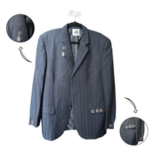 Load image into Gallery viewer, Upcycled Blazer (with fruity charms)
